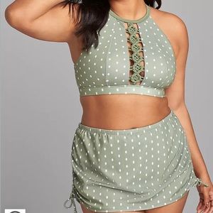 NWT Cacique Convertible Swim Skirt